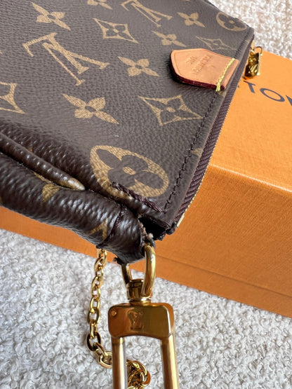 Louis Vuitton Multi Pochette Accessoires Khaki (RRP £2070)
