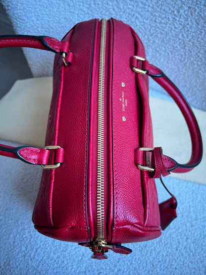 Louis Vuitton Speedy 25 Red Empreinte (RRP £1,840)