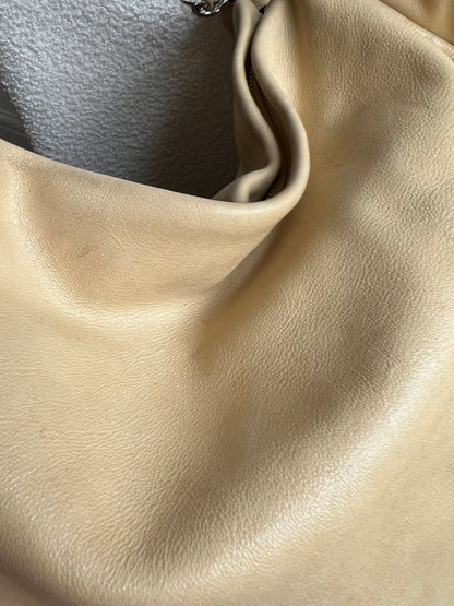 Chanel Beige Edgy Lambskin Large Hobo