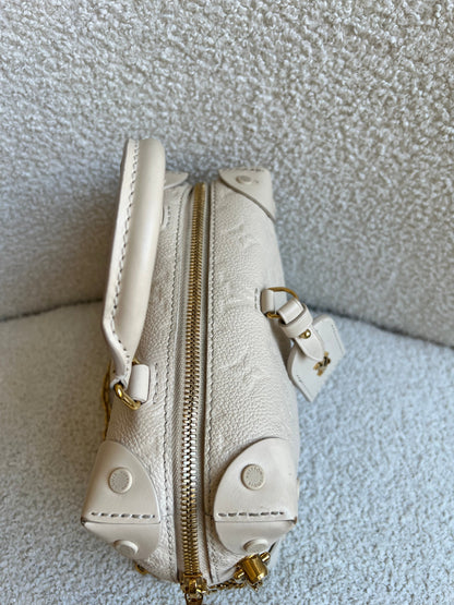 Louis Vuitton Cream Empreinte Petite Malle Souple Bag (RRP £2420)
