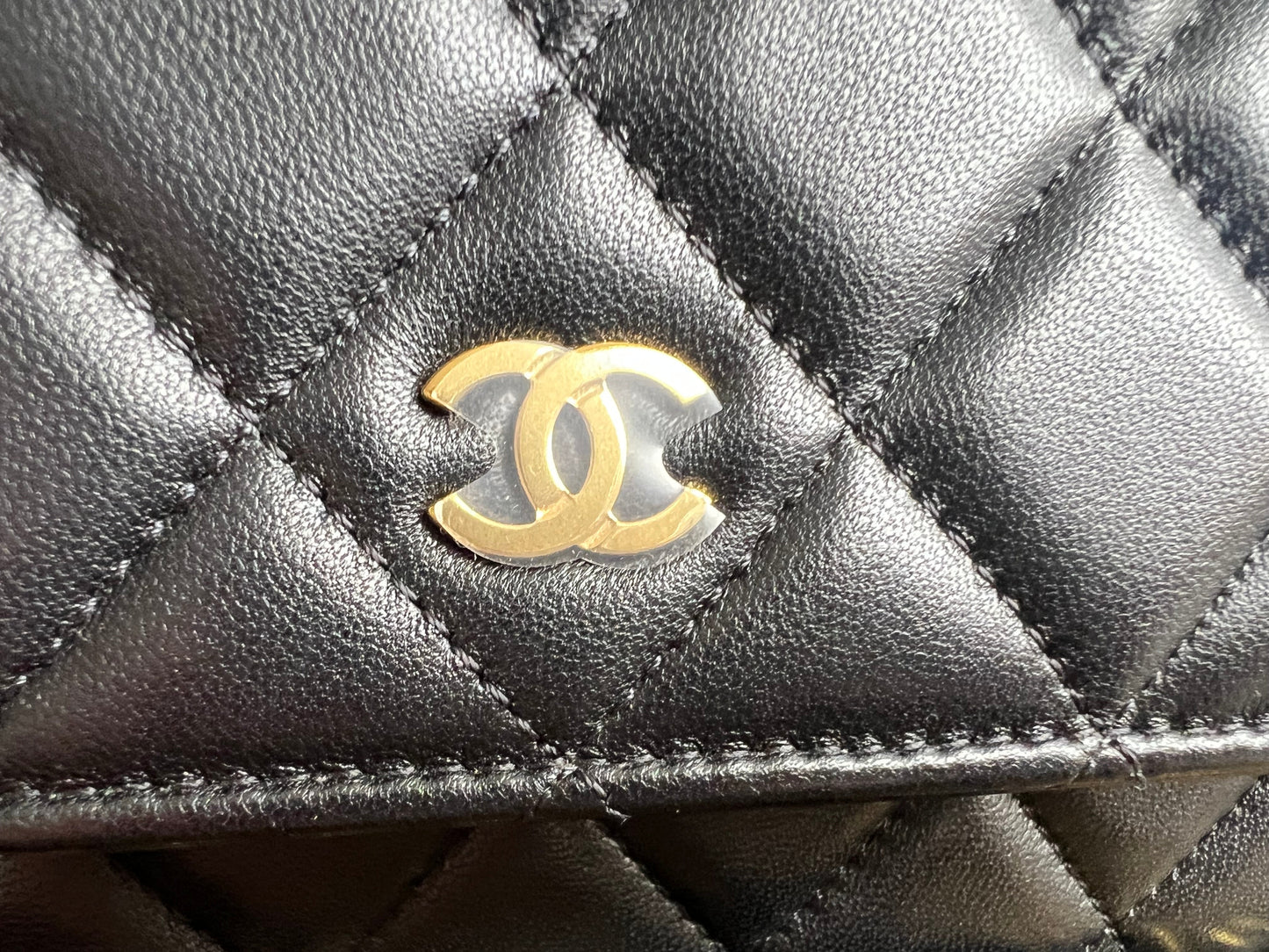 Chanel Wallet on Chain in Black Lambskin Gold Hardware (RRP £2,930)