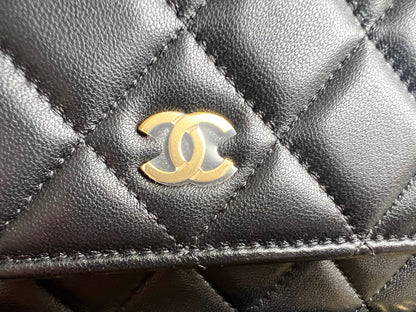 Chanel Wallet on Chain in Black Lambskin Gold Hardware (RRP £2,930)