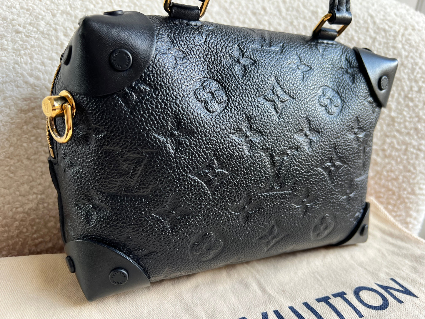 Louis Vuitton Black Empreinte Petite Malle Souple Bag (RRP £2420)