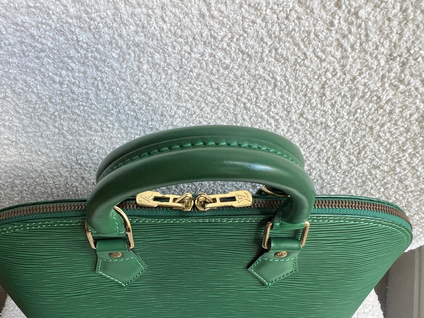 Louis Vuitton Alma PM Green Epi