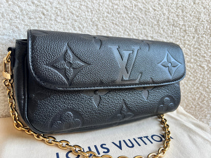 Louis Vuitton Ivy Wallet on Chain Bag Black Empreinte (RRP £1,460)