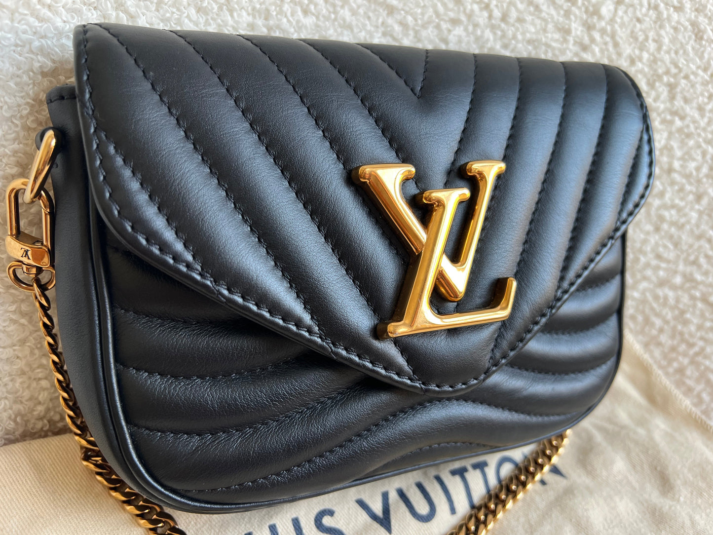 Louis Vuitton Black New Wave Multi Pochette (RRP £2070)