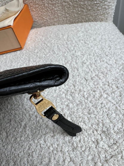 Louis Vuitton Key Pouch Black Empreinte