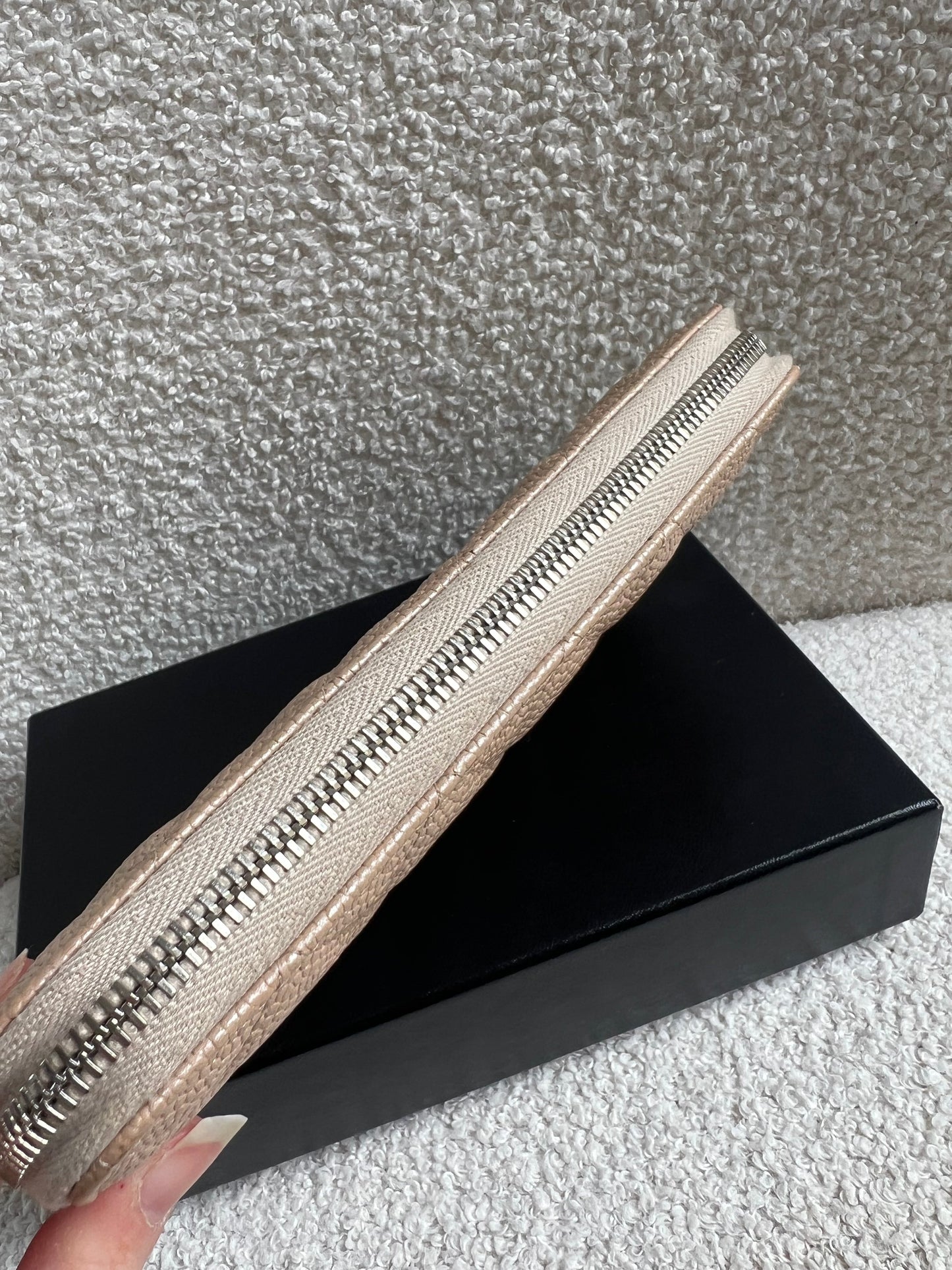 Chanel Caviar Classic Long Zipped wallet (RRP £1150)