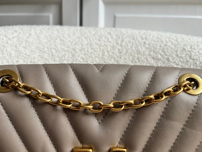 Louis Vuitton Taupe New Wave Chain Bag MM (RRP £2310)