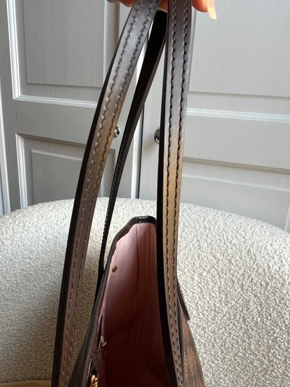 Louis Vuitton Neverfull MM Damier Ebene Rose Ballerine (RRP £1470)