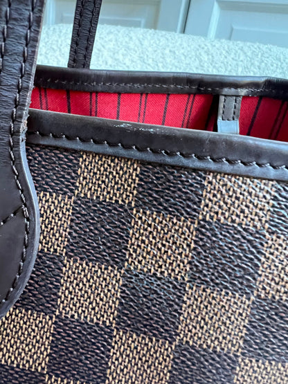 Louis Vuitton Neverfull MM Damier Ebene Cherry Interior (RRP £1,430)