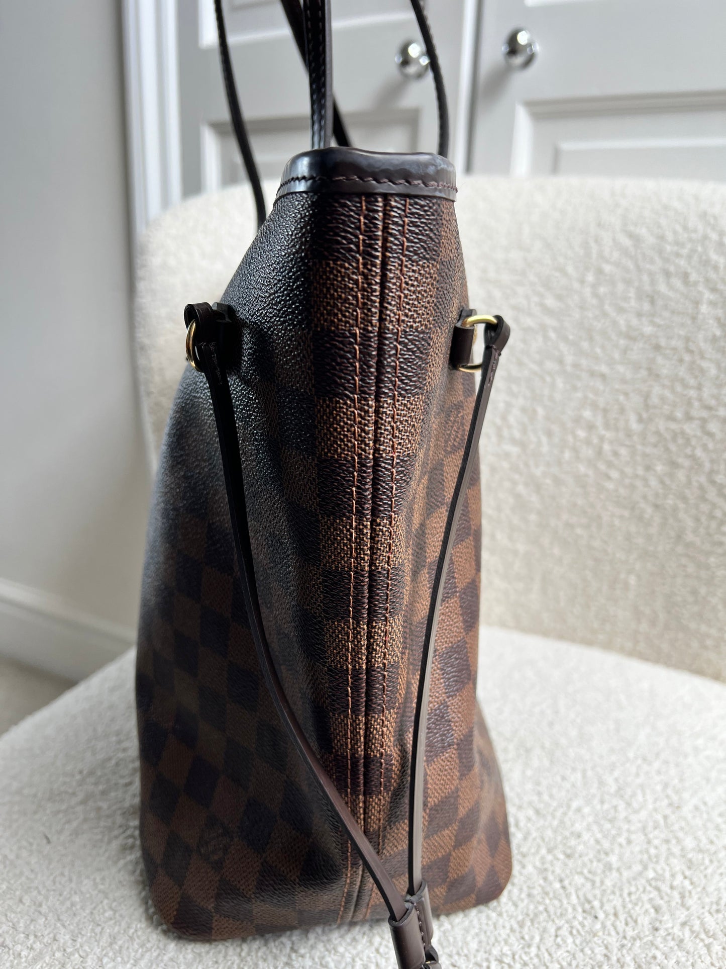 Louis Vuitton Neverfull MM Damier Ebene Cherry Interior (RRP £1,430)
