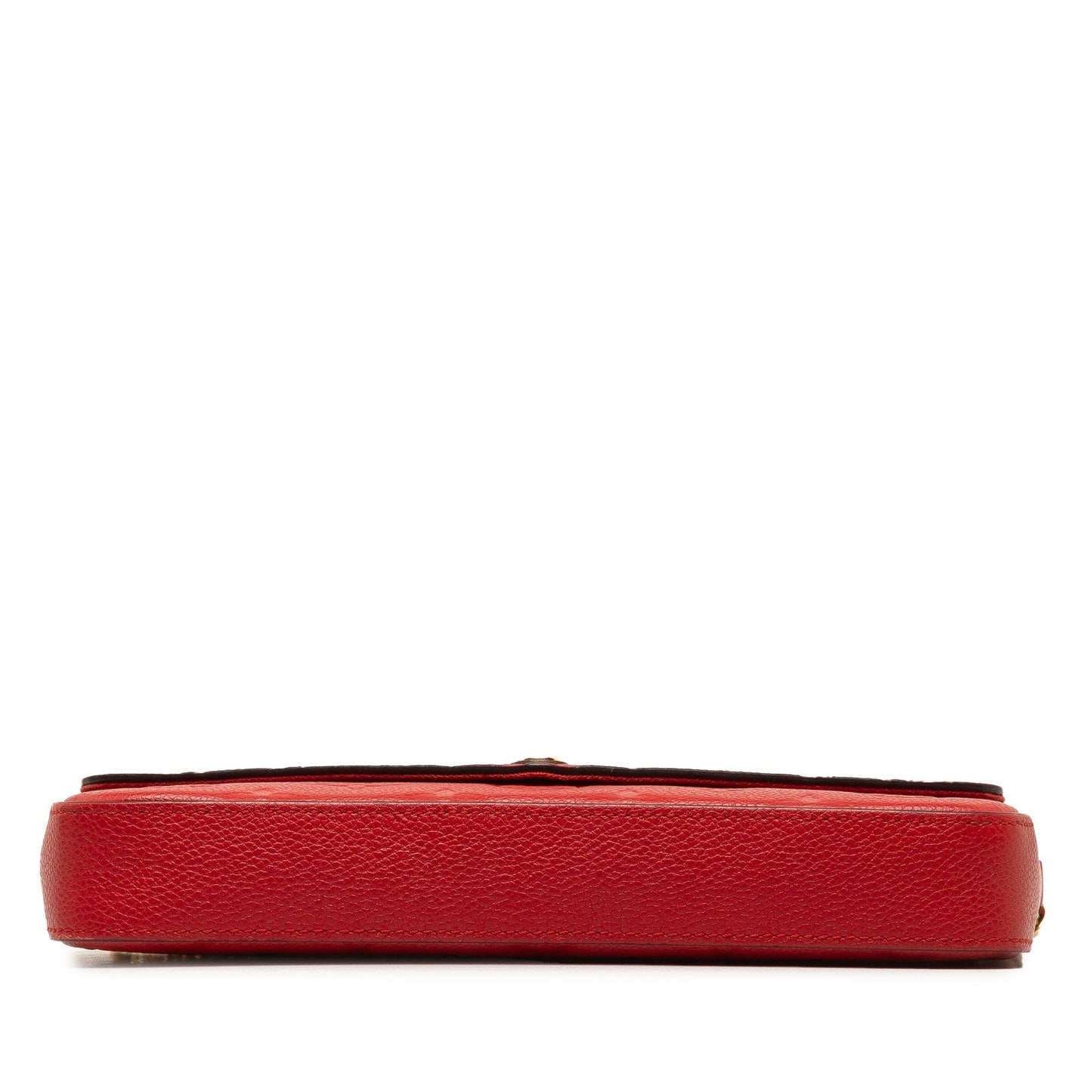 Red Louis Vuitton Monogram Empreinte Pochette Felicie Crossbody Bag