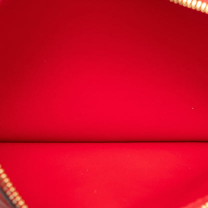 Red Louis Vuitton Monogram Empreinte Pochette Felicie Crossbody Bag