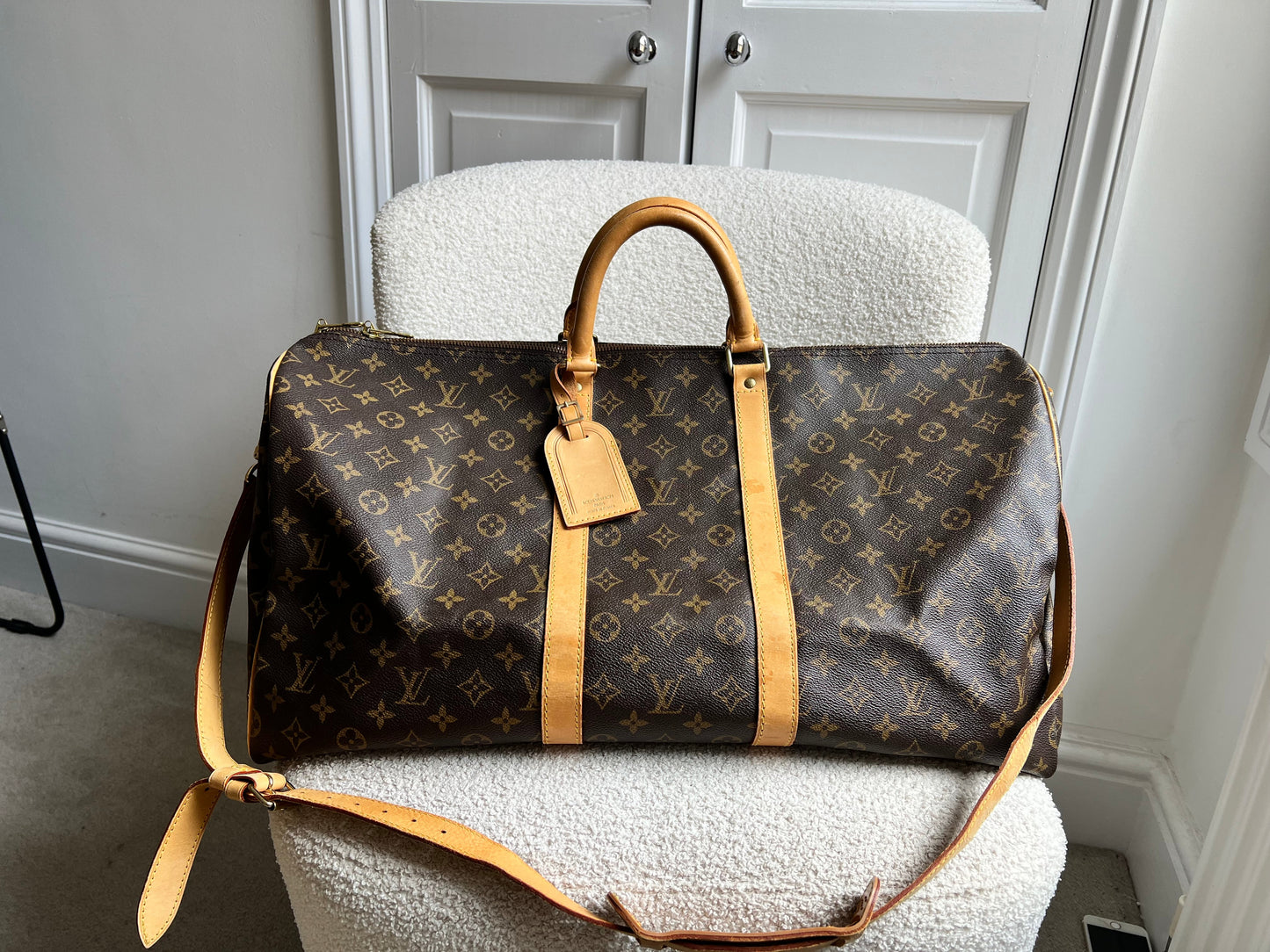 Louis Vuitton Vintage Keepall Bandouliere 55