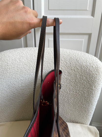 Louis Vuitton Neverfull MM Damier Ebene Cherry Interior (RRP £1,430)