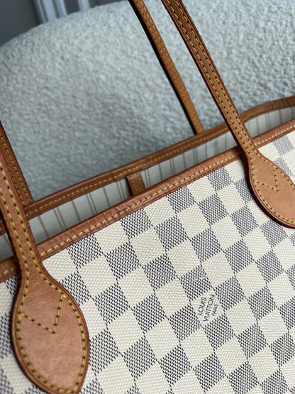 Louis Vuitton Neverfull MM Monogram Damier Azur (RRP £1,470)