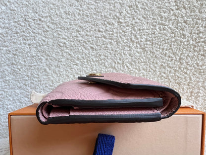 Louis Vuitton Zoe Wallet Rose Poudre Empreinte (RRP £515)