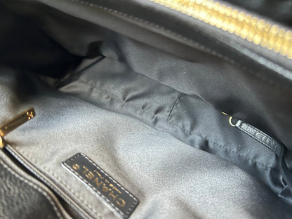 Chanel Black Caviar Grand Shopper Tote Gold Hardware (GST)