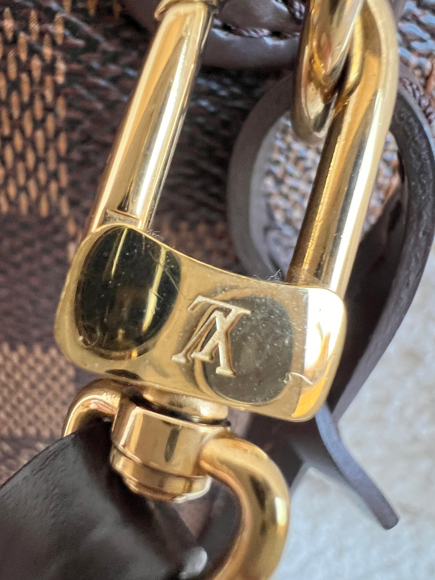 Louis Vuitton Pouch (from Neverfull) in Damier Ebene
