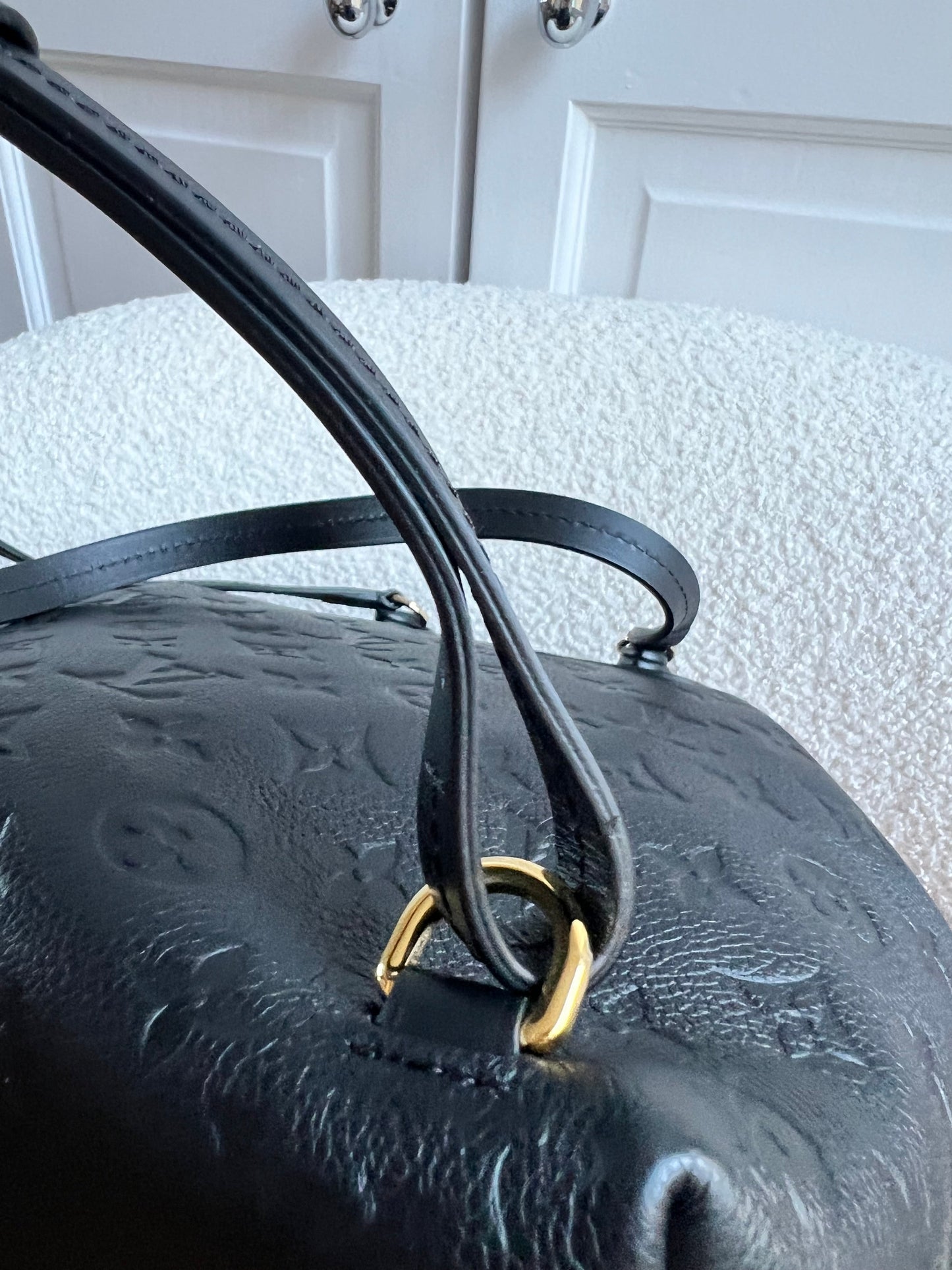 Louis Vuitton Montsouris Backpack Black Empreinte (RRP £2170)