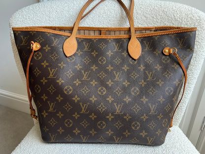 Louis Vuitton Neverfull MM Monogram Beige