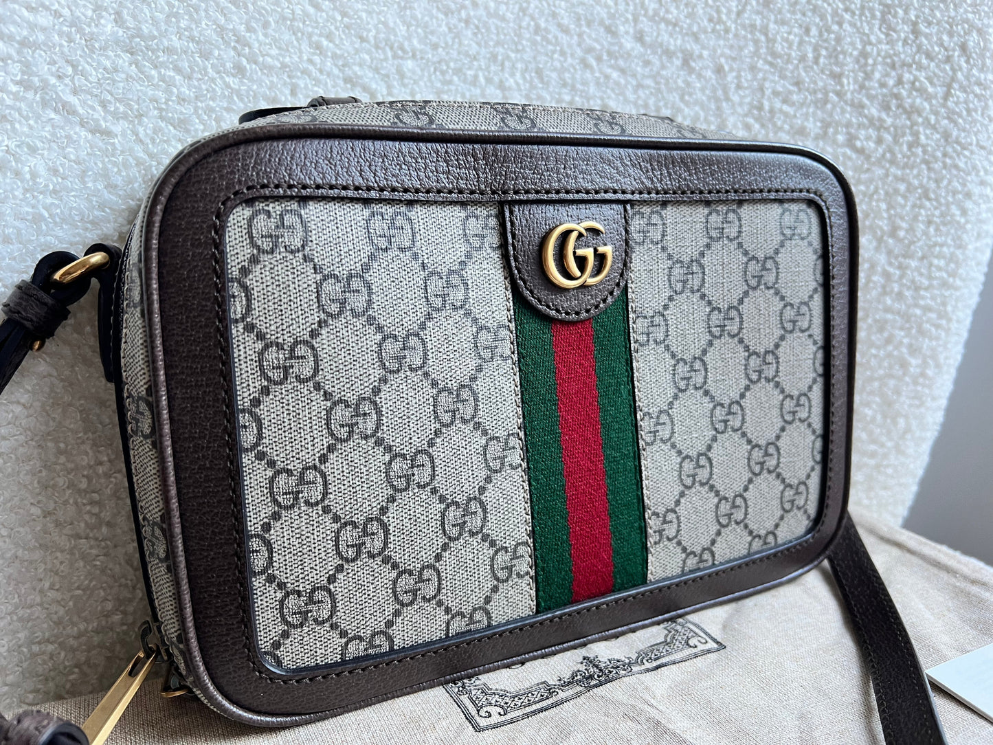 Gucci GG Ophidia Supreme Small Crossbody Bag (RRP £1240)
