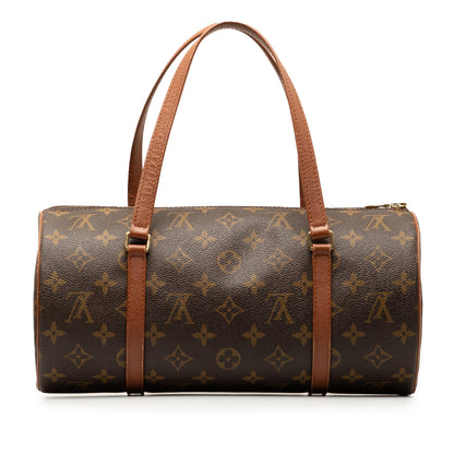 Brown Louis Vuitton Monogram Papillon 30 HandBag