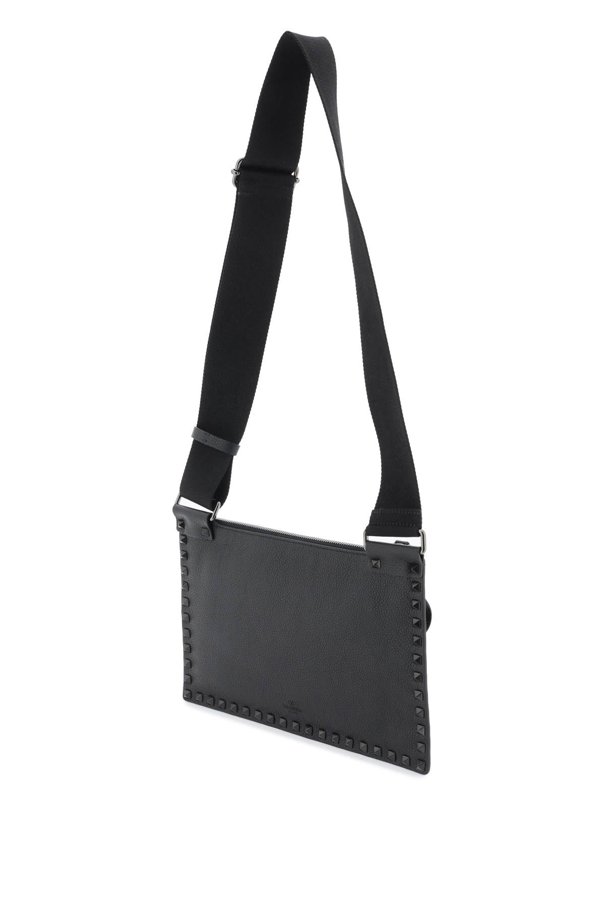 Valentino Garavani Rockstud Flat Crossbody Bag Men