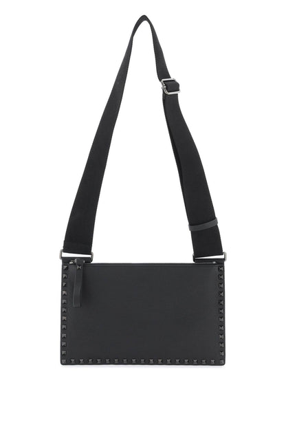Valentino Garavani Rockstud Flat Crossbody Bag Men