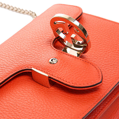 MLB Gucci Leather Organ Crossbody Bag Single Shoulder Bag Orange 510304-CAO0G-7527