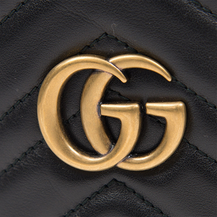 MLB Gucci GG Marmont Mini Crossbody Bag Black 575163-DTDRT-1000