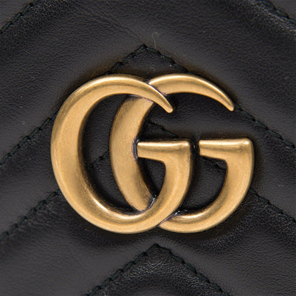 MLB Gucci GG Marmont Mini Crossbody Bag Black 575163-DTDRT-1000