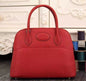 Luxury Hermes Bolide 31Cm Togo Leather Red Bag