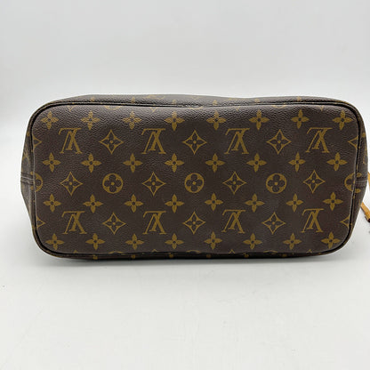 Flower tote cloth handbag Louis Vuitton Brown in Cloth LA19677