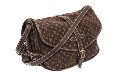 Louis Vuitton Brown Monogram Canvas Saumur 30 Crossbody Bag
