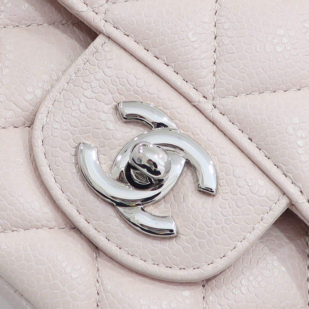 Chanel Flap Caviar Pink Chain Shoulder Bag Style