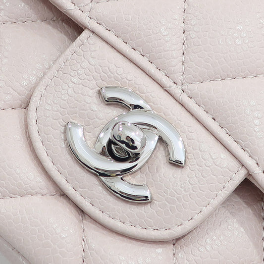 Chanel Flap Caviar Pink Chain Shoulder Bag Style