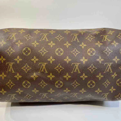 Louis Vuitton Monogram Speedy 35 Handbag, Brown, Coated Canvas