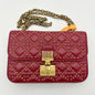 Christian Dior Lambskin Cannage Studded Small Dioraddict Flap Bag Red 2506042411