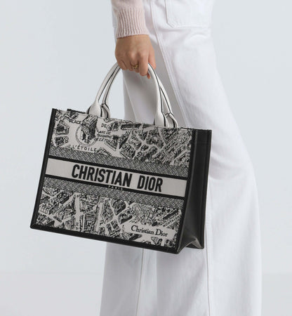 Dior Book Tote Leather Mini Tote Bag