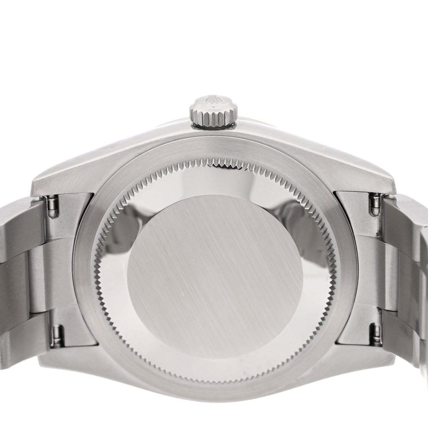 Stainless Steel 34mm Oyster Perpetual Watch Silver 124200
