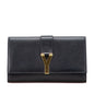 Saint Laurent Y Line Leather Clutch Bag
