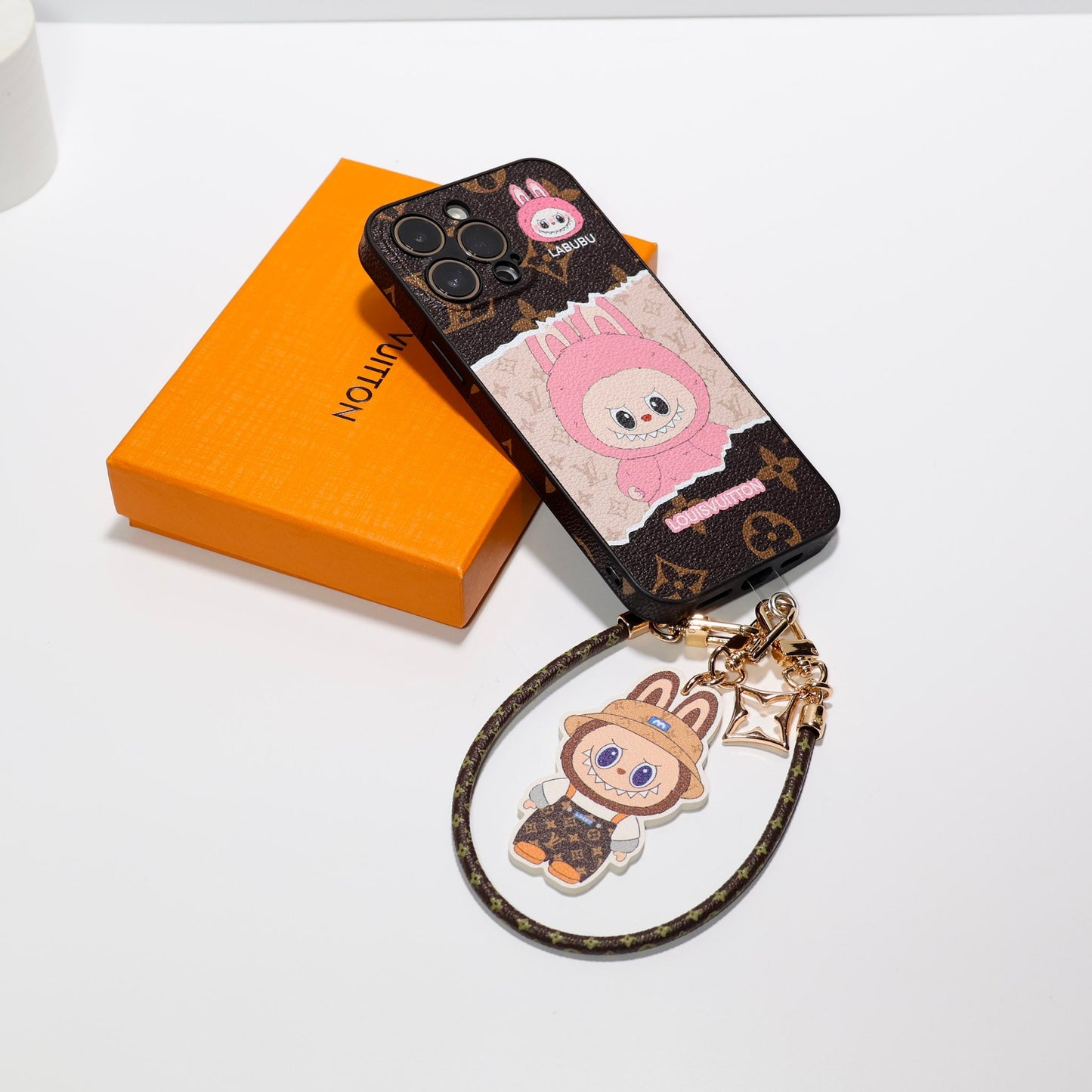 LV iPhone Case Labubu Style for 1316 Pro Max Series