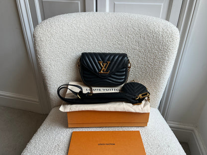 Louis Vuitton Black New Wave Multi Pochette (RRP £2070)