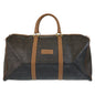 Christian Dior Boston Duffel bag PVC, Leather Brown Gold Metal Boston Duffel bag Handbag Honeycomb Pattern Women