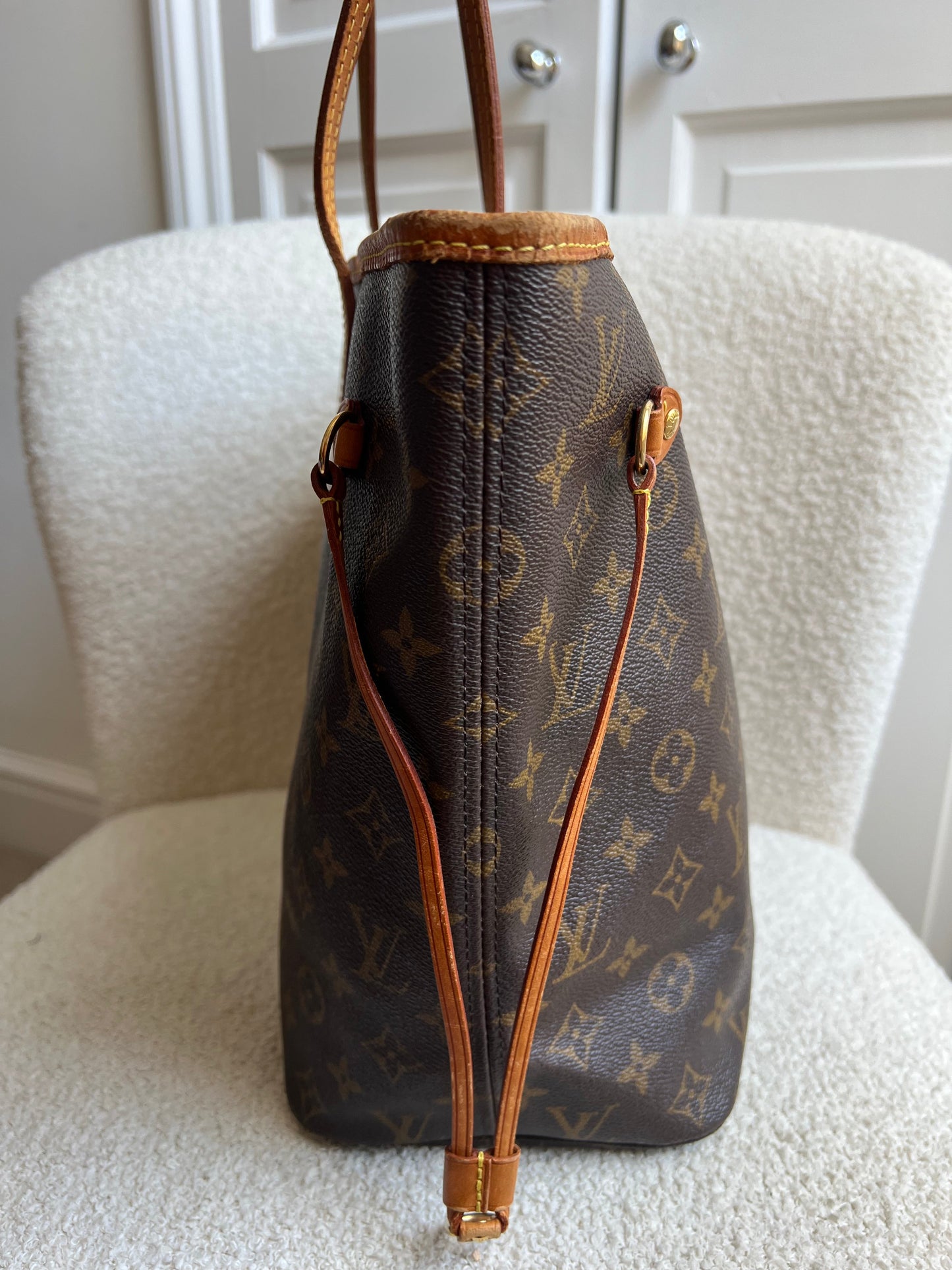 Louis Vuitton Neverfull MM Monogram Beige