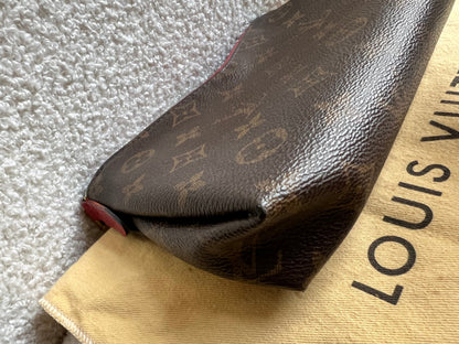 Louis Vuitton Red and Monogram Pallas Pochette