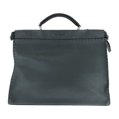 Fendi Peekaboo Selleria Leather Briefcase