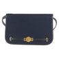 Dior Shoulder Bag canvas Navy Gold Metal Trotter